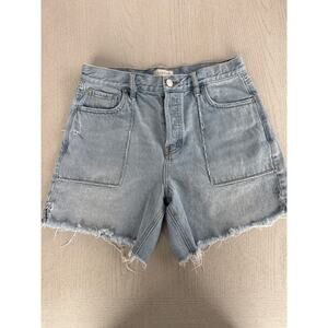 Pacsun Denim Mom Shorts Retro High Rise Relaxed Fit Shorts